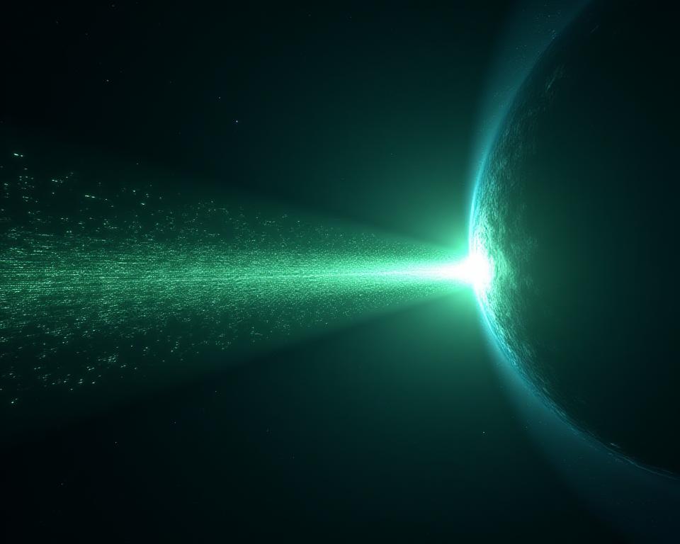 Deep space communication and interstellar data transfer